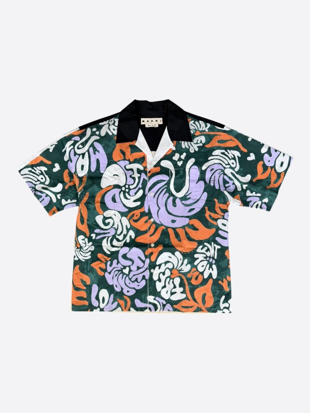 Marni Multicolor Graphic Button Up Shirt